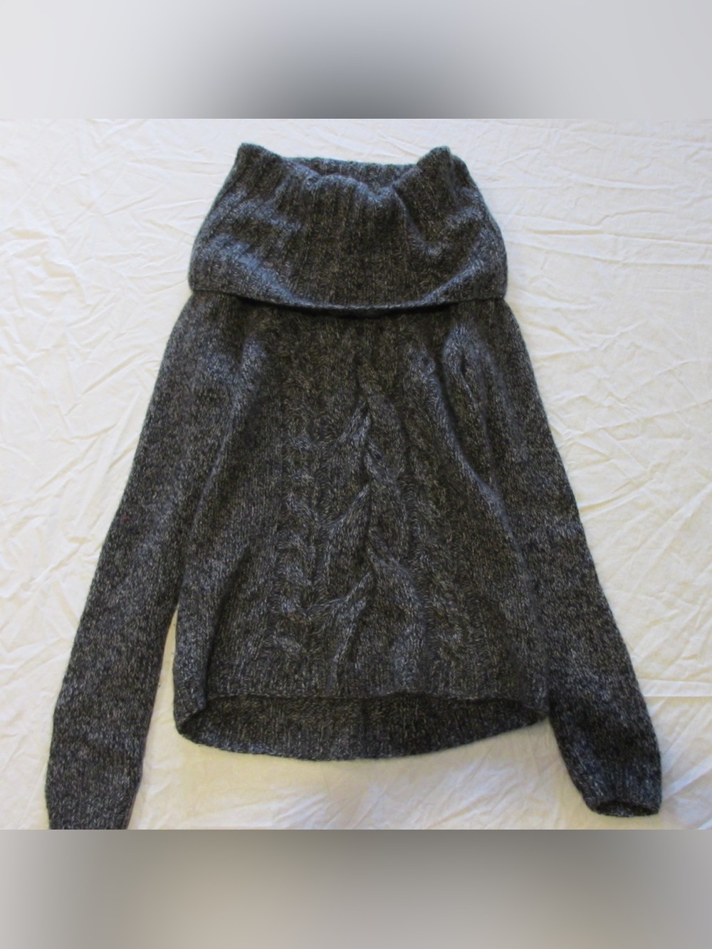 charcoal grey cashmere saks fifth avenue sweater